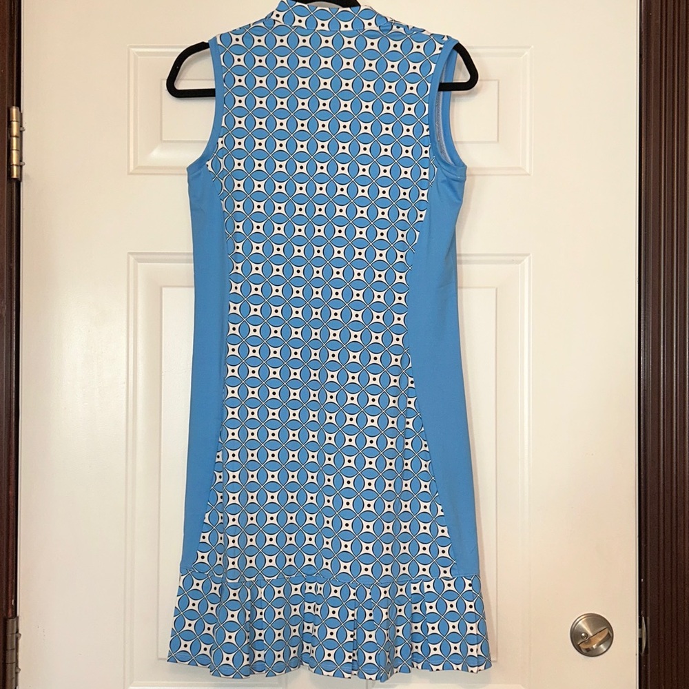 Tail Performance Golf Dress S Blue/White NWT Pocket Sleeveless Athletic Casual - Picture 7 of 14